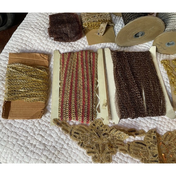 lot of  Assorted vintage 80s/90s sewing supplies Trims, Piping..see photos! - Picture 2 of 14